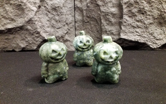 Jade Pumpkin Man
