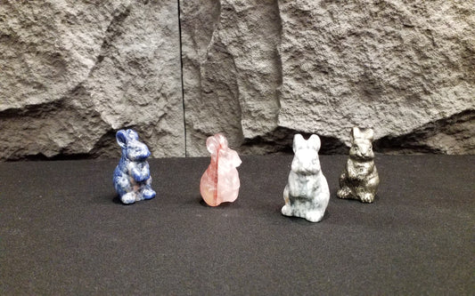 Gemstone Rabbit (various materials)