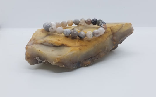 Crazy Lace Agate Bracelet 8mm