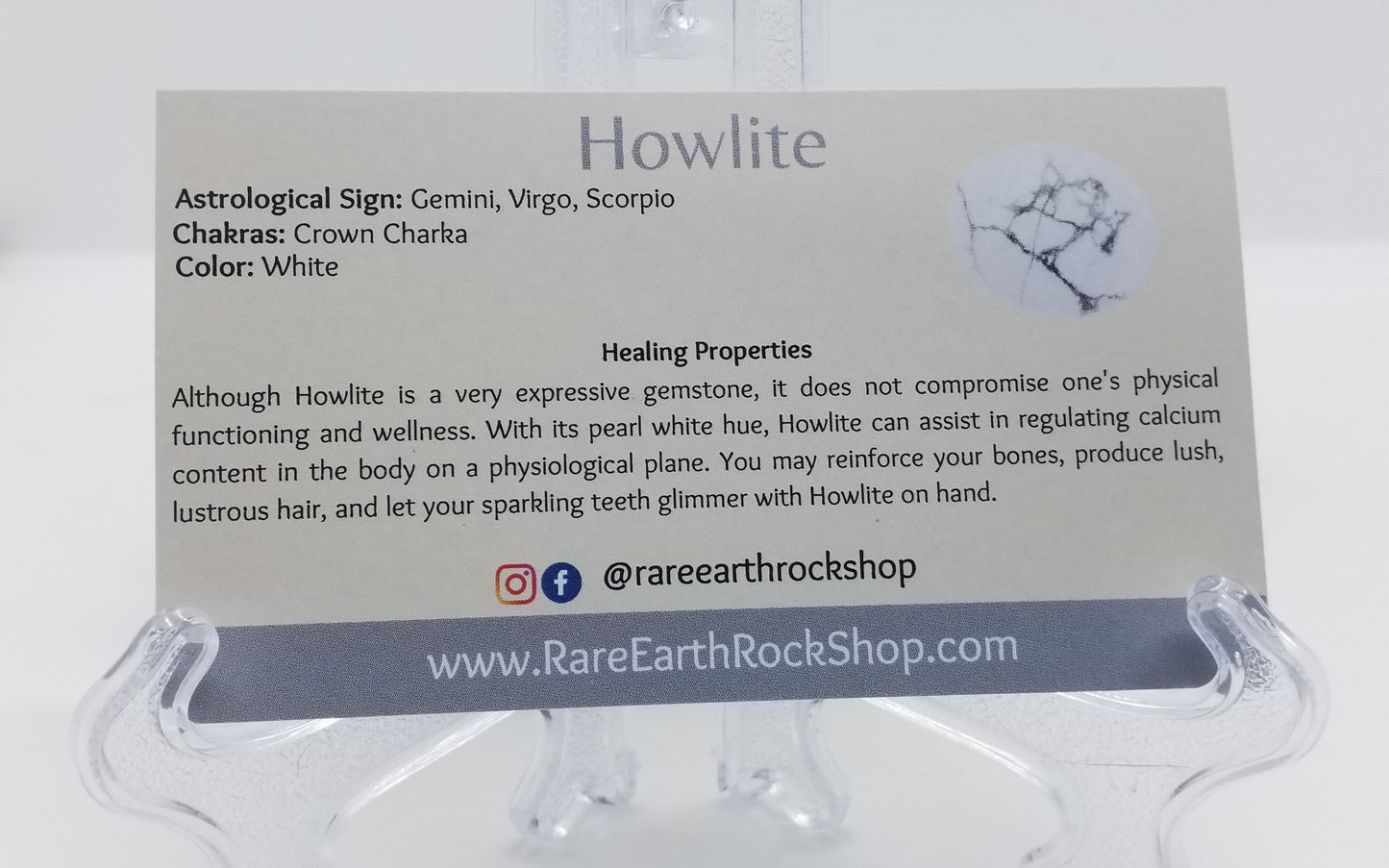 Howlite Bracelet 8mm