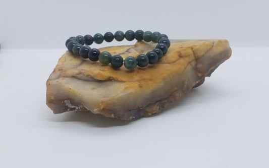 Moss Agate Bracelet 8mm