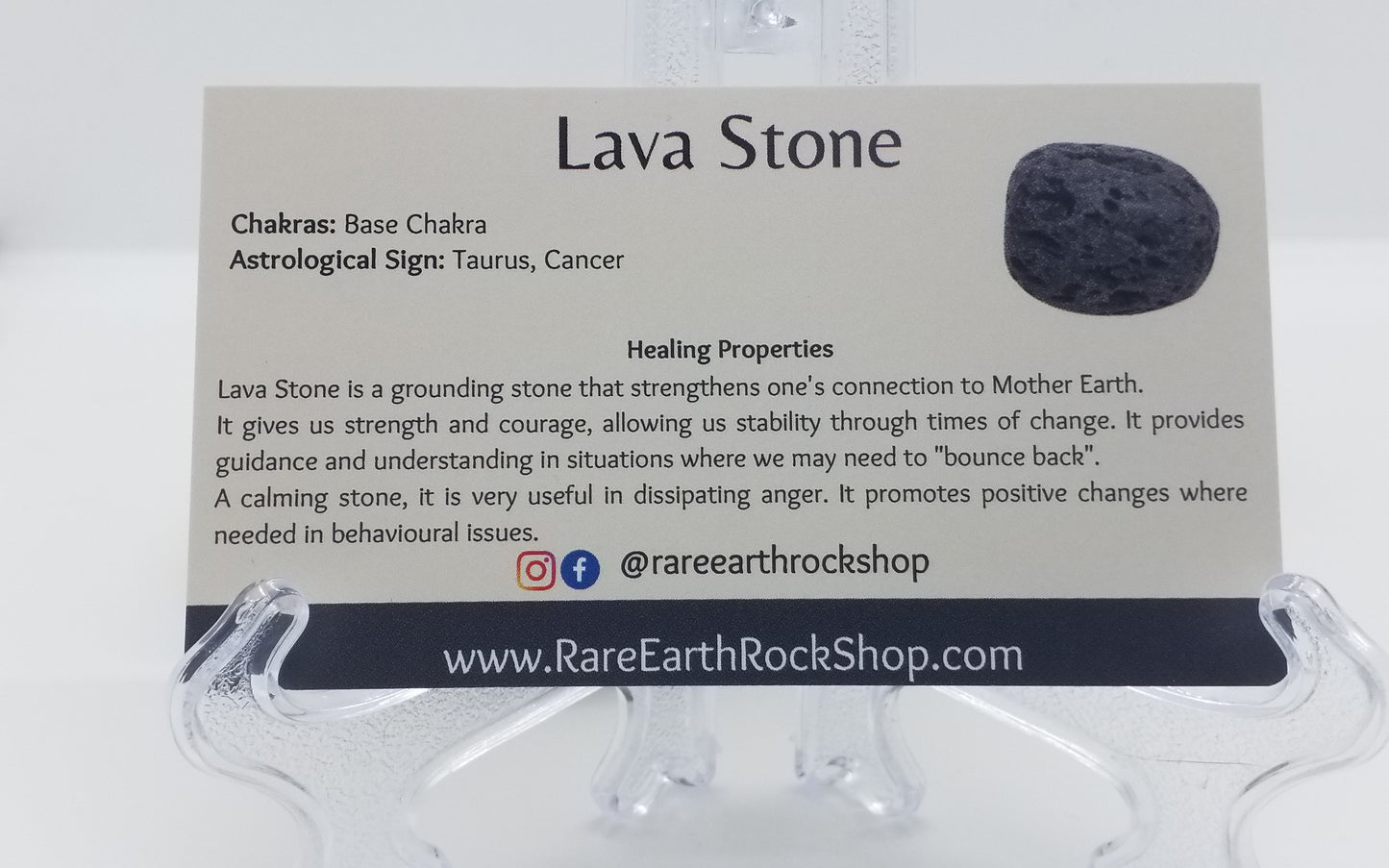Lava Stone Bracelet 8mm