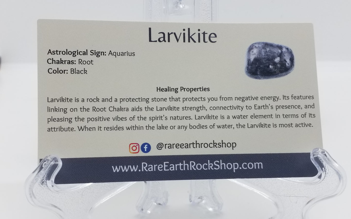 Larvikite Bracelet 8mm