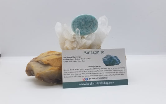 Amazonite Worry Stone