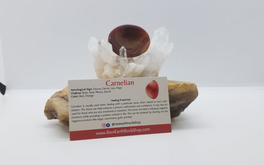 Carnelian Worry Stone