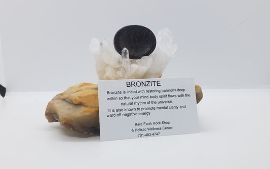 Bronzite Worry Stone