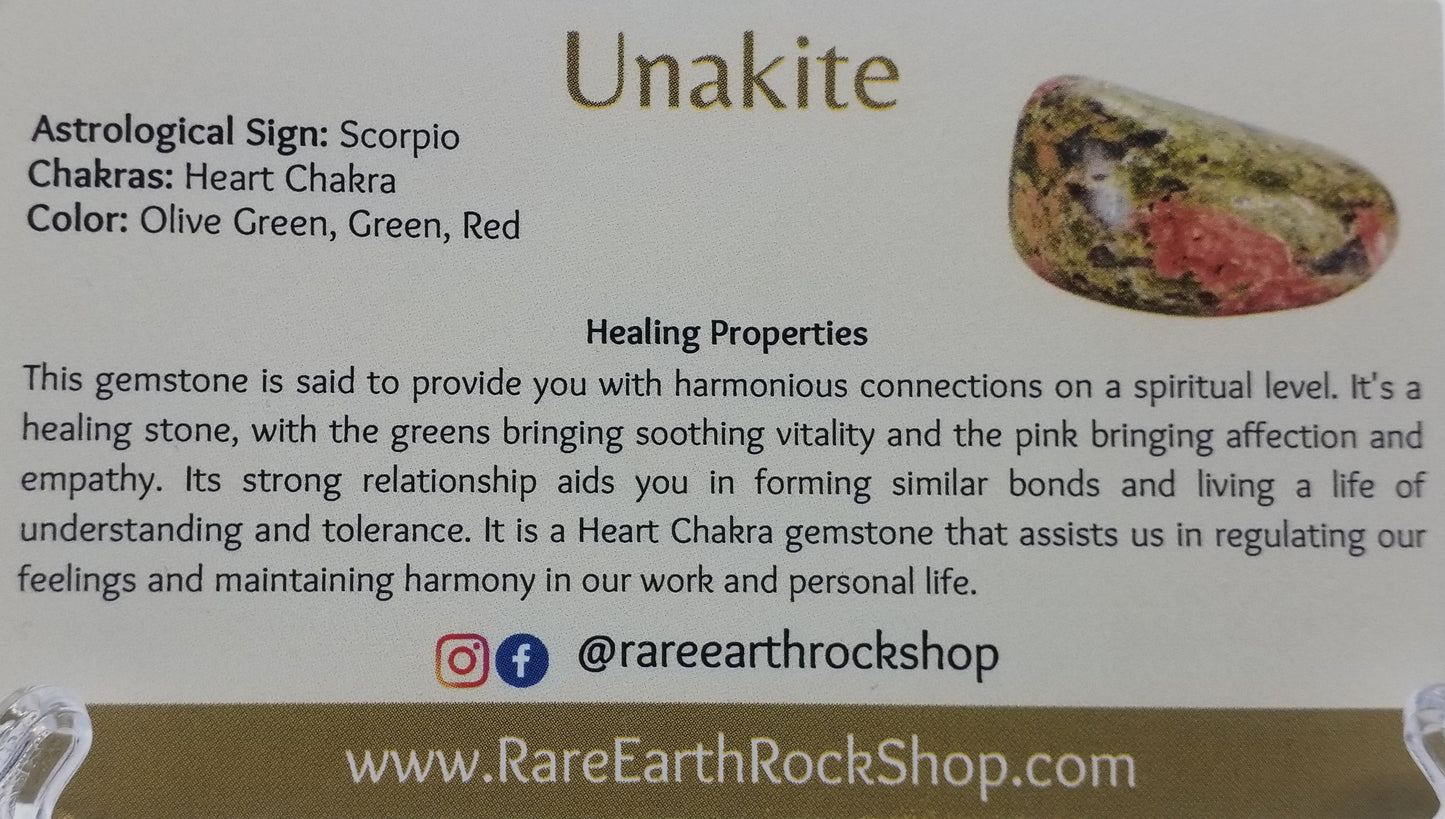 Unakite Tumbled Stone