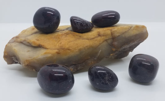 Red Dot Agate Tumbled Stone