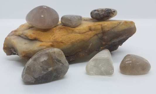 Golden Rutile Tumbled Stone