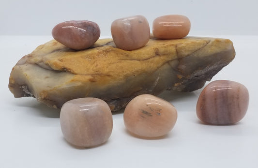 Peach Agate Tumbled Stone