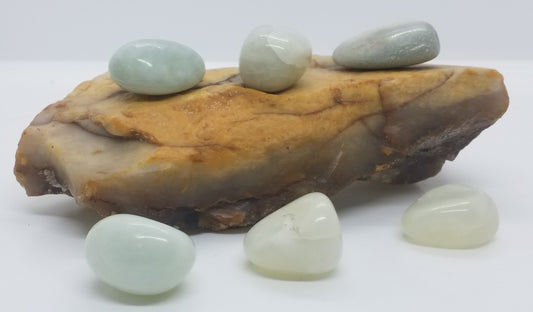 Green Jade Tumbled Stone