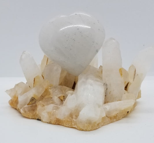 Clear Quartz Heart