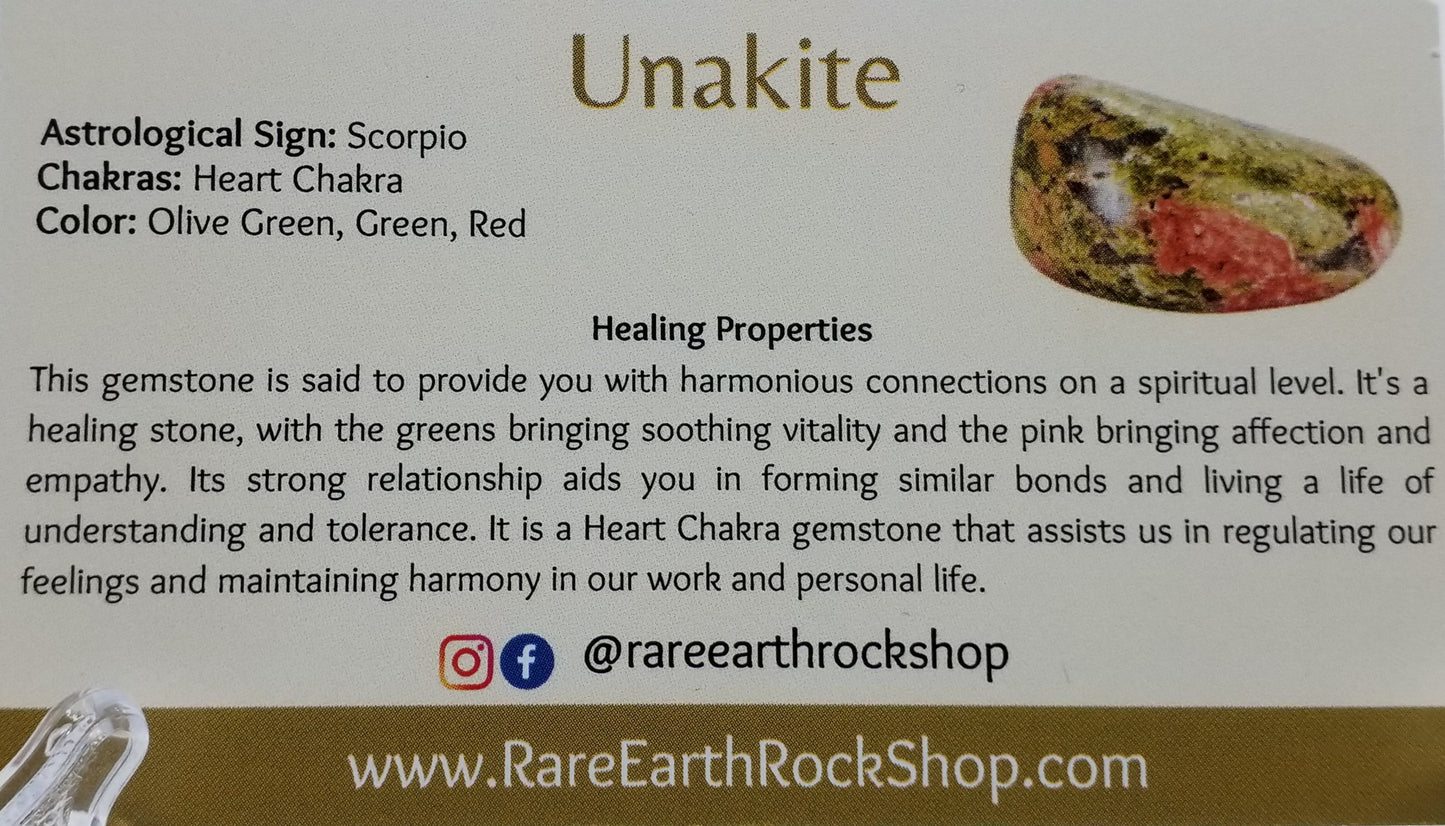 Unakite Heart