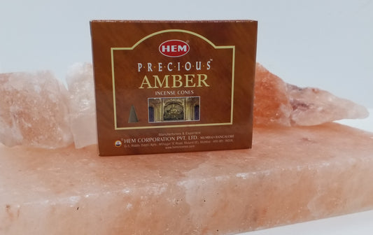 Amber Incense Cones