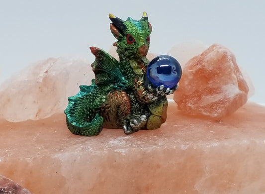 Baby Dragon/ Green with Sphere
