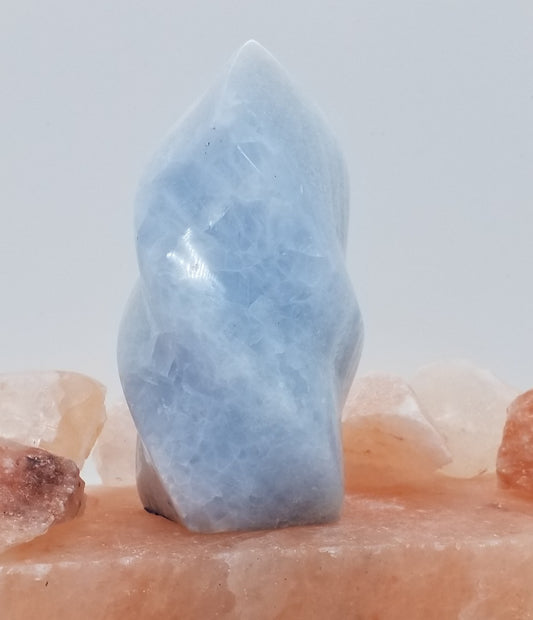 Blue Celestite Flame #13