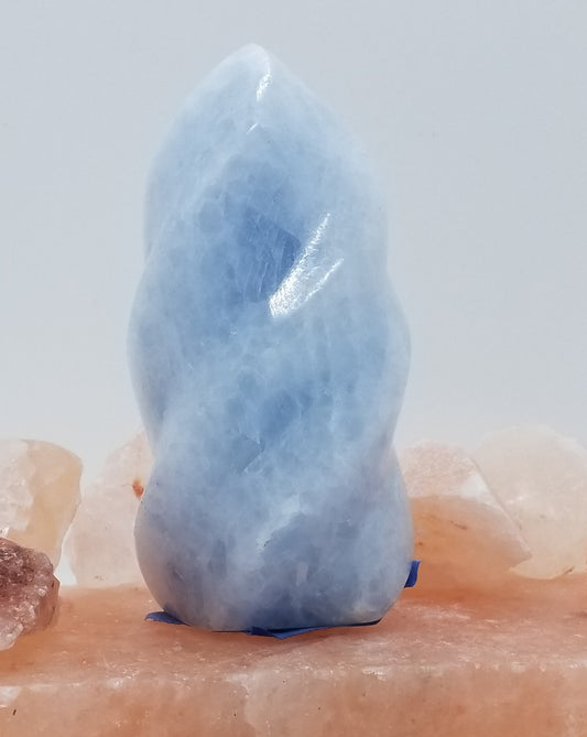 Blue Celestite Flame #14