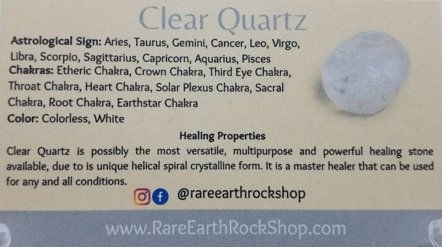 Clear Quartz Flame #23