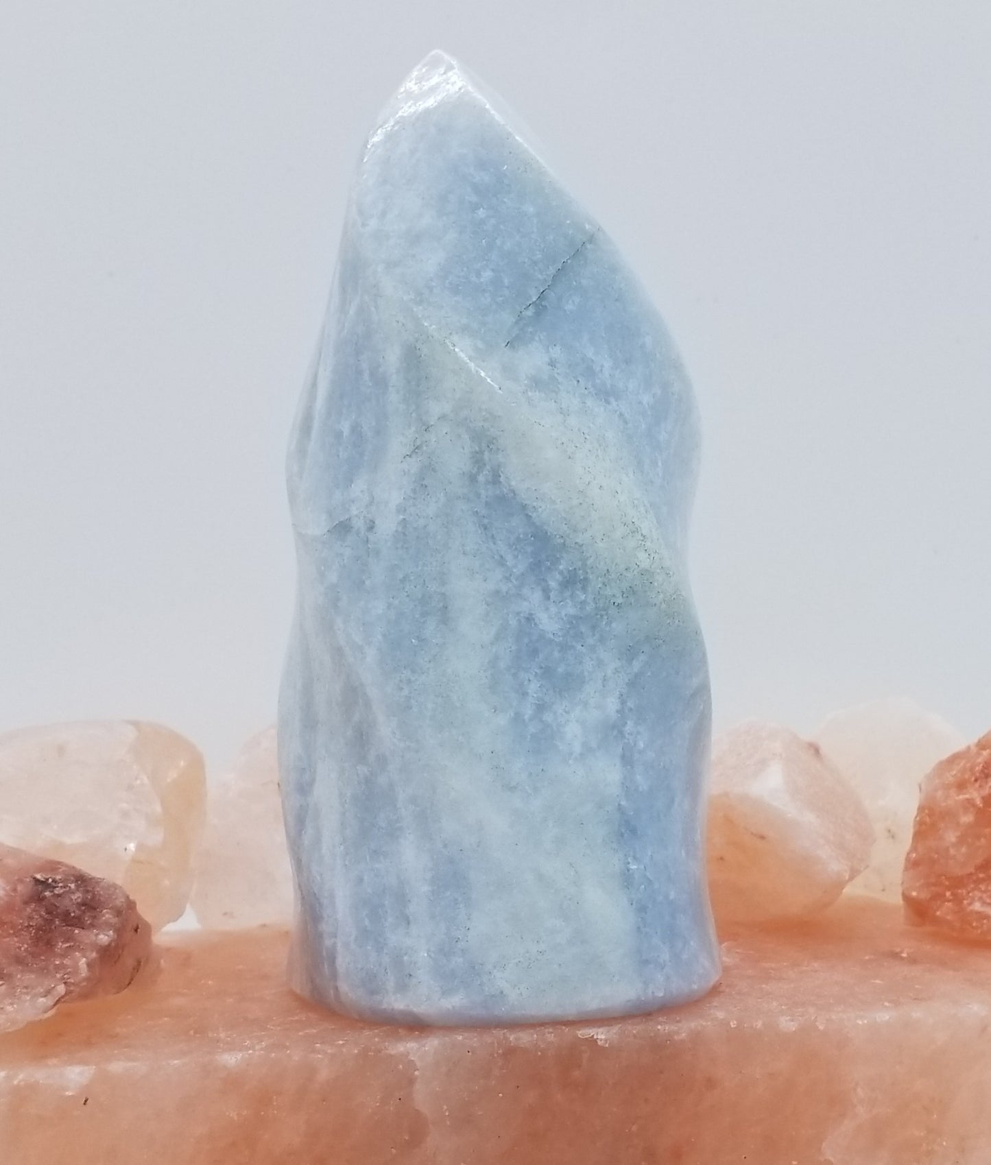 Blue Lace Agate Flame #36