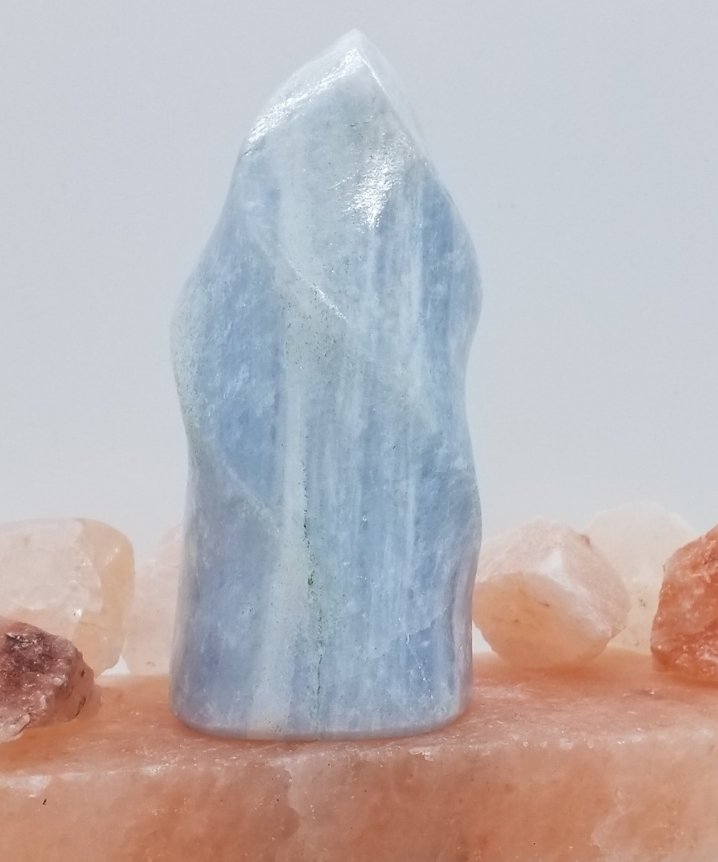 Blue Lace Agate Flame #36