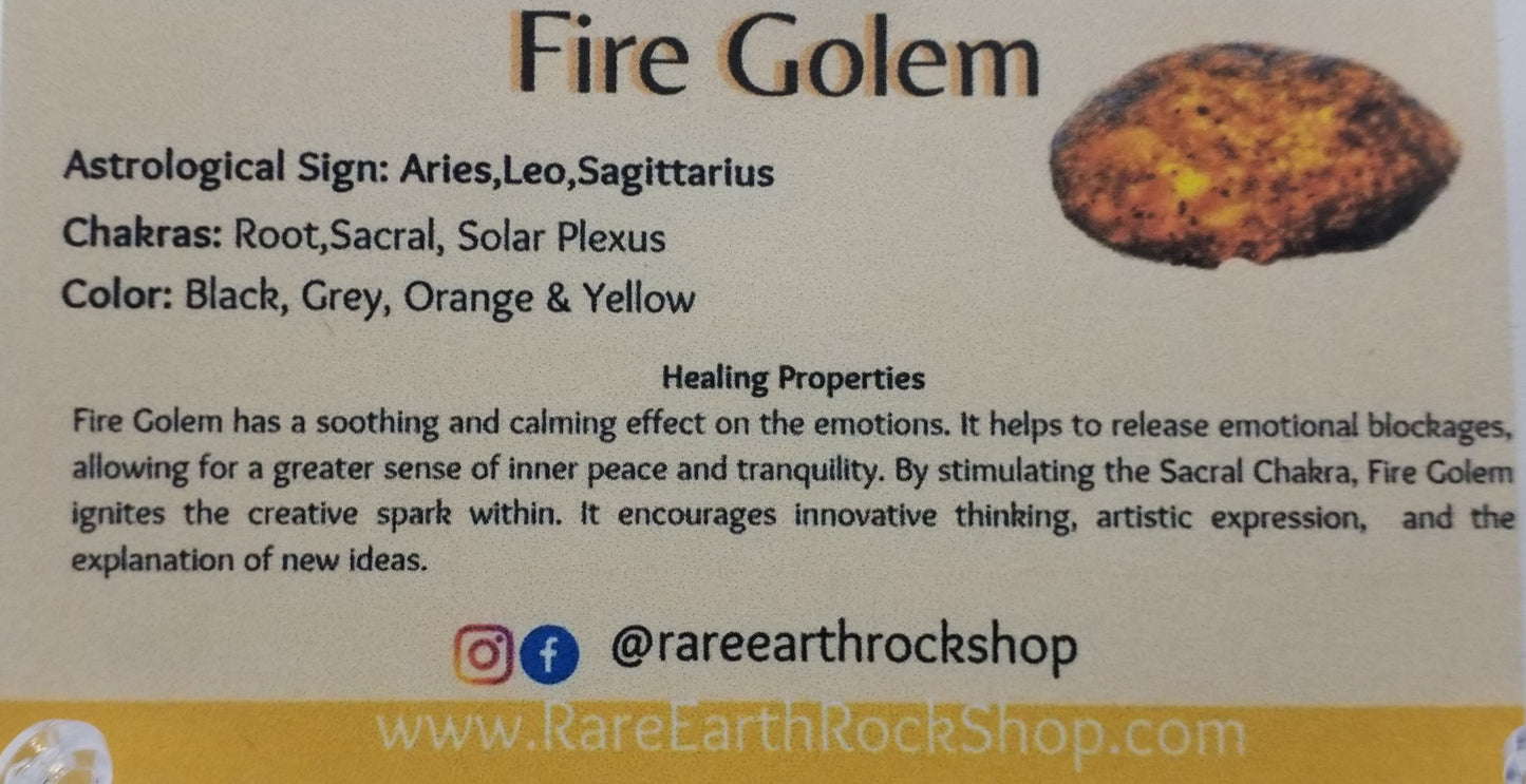 Fire Golem Bracelet 8mm