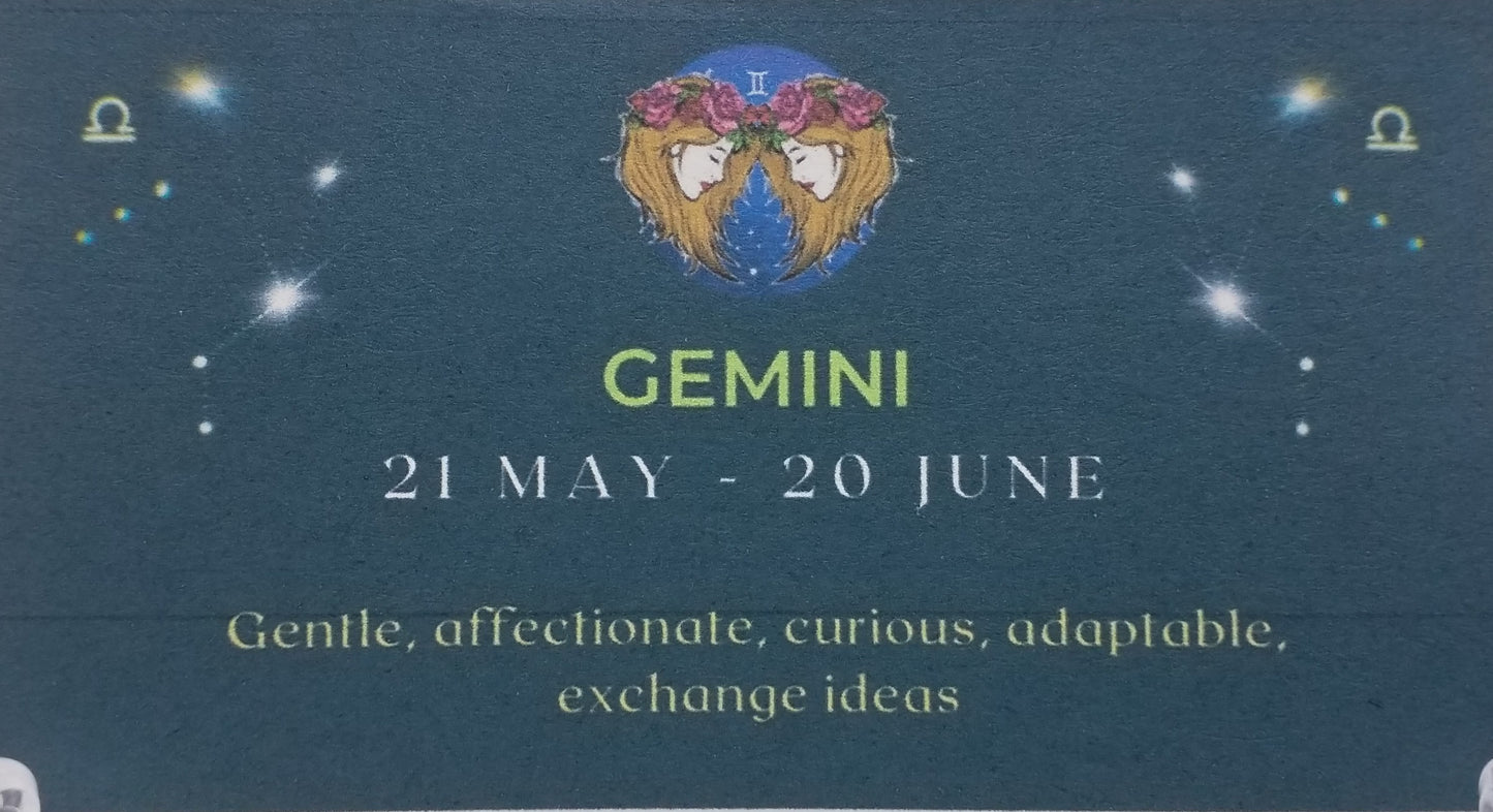 Zodiac Specific Stone Bracelet (Gemini) 8mm