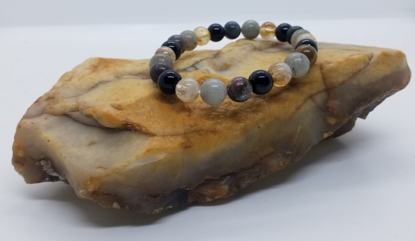 Zodiac Specific Stone Bracelet (Leo) 8mm