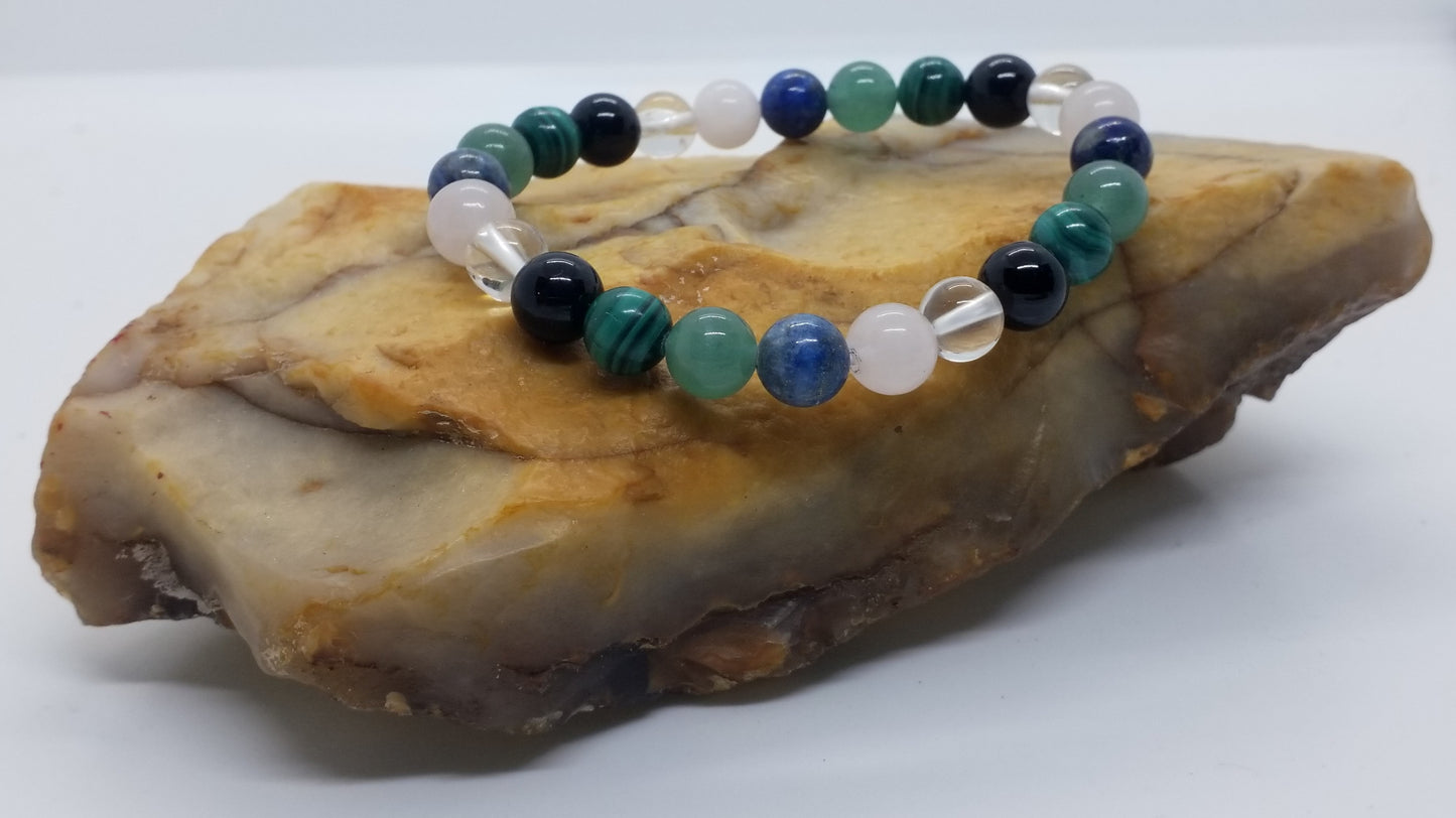 Zodiac Specific Stone Bracelet (Taurus) 8mm
