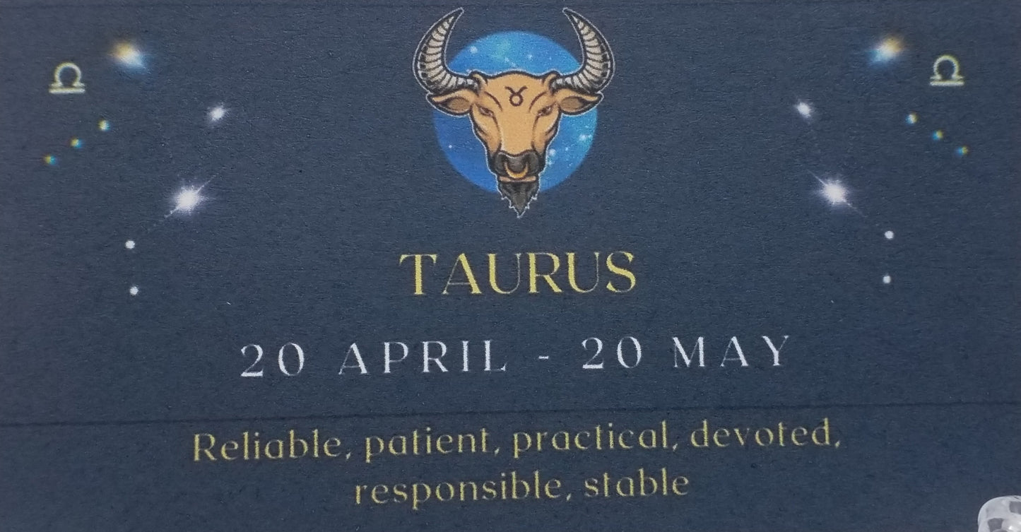 Zodiac Symbol Bracelet Taurus 8mm