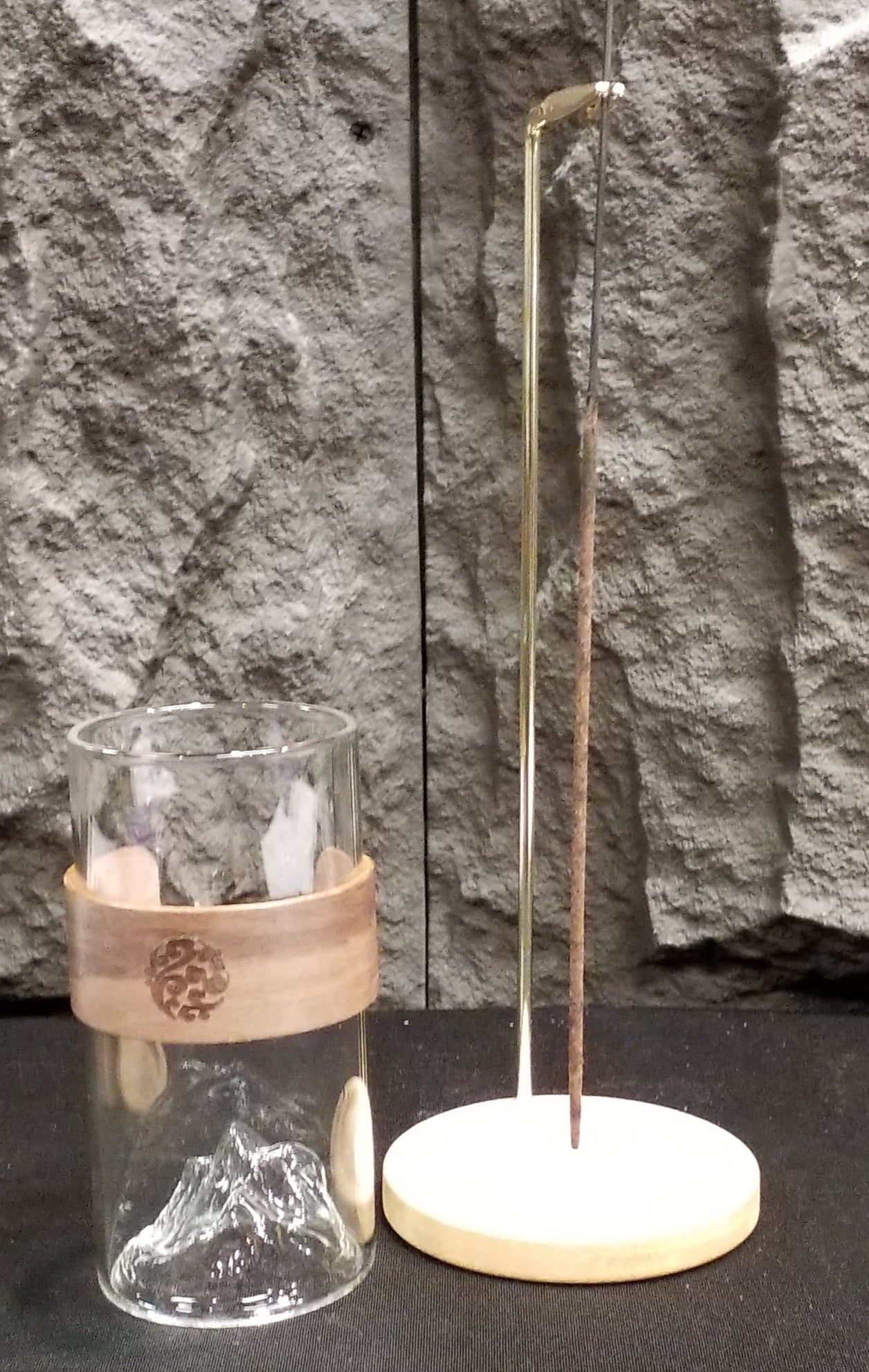 Glass Incense Holder
