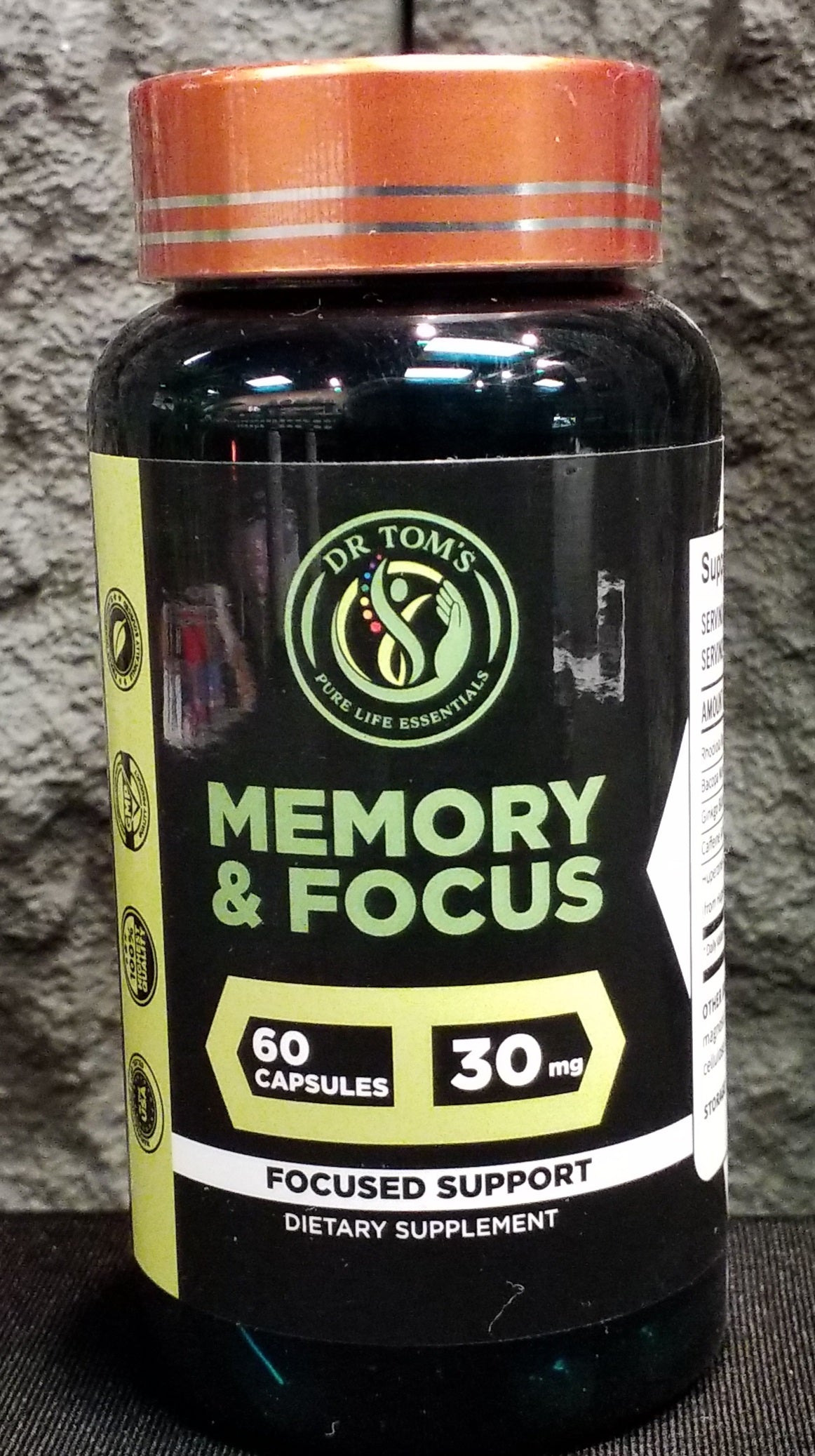 Dr Tom's Pure Life Essentials/ Memory and Focus