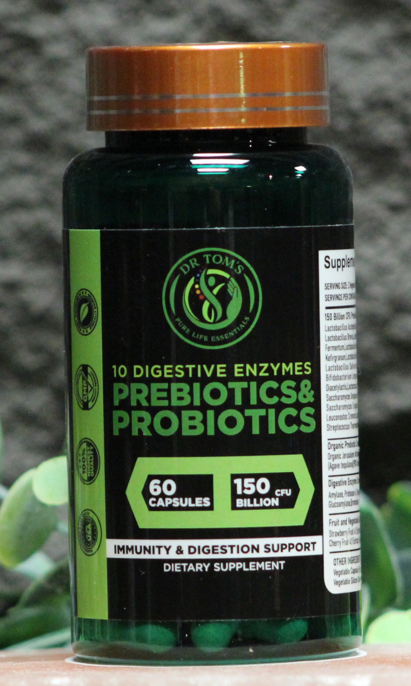 Dr Tom's Pure Life Essentials Prebiotic and Probiotic