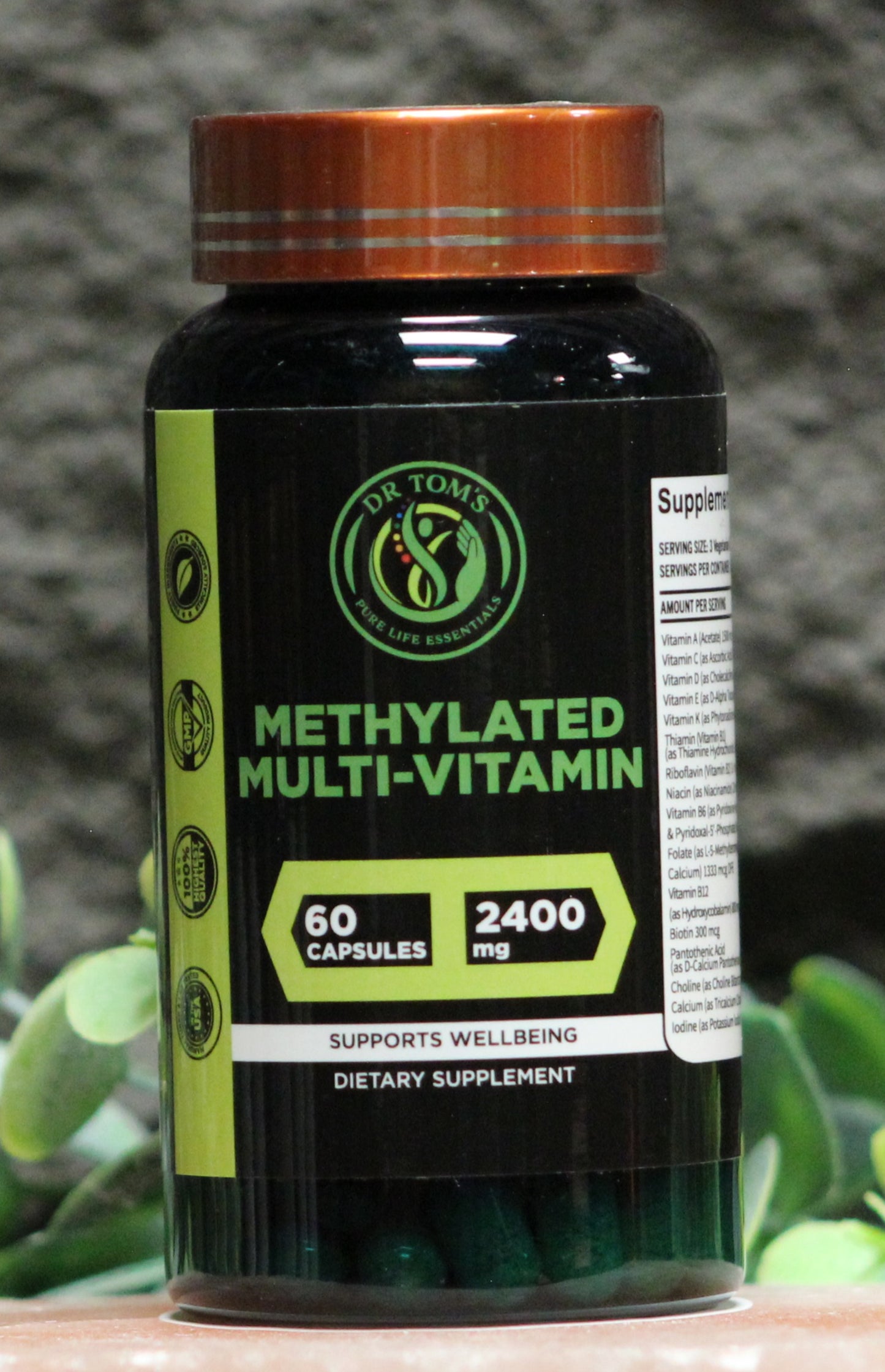 Dr Tom's Pure Life Essentials/ Methylated Multivitamin