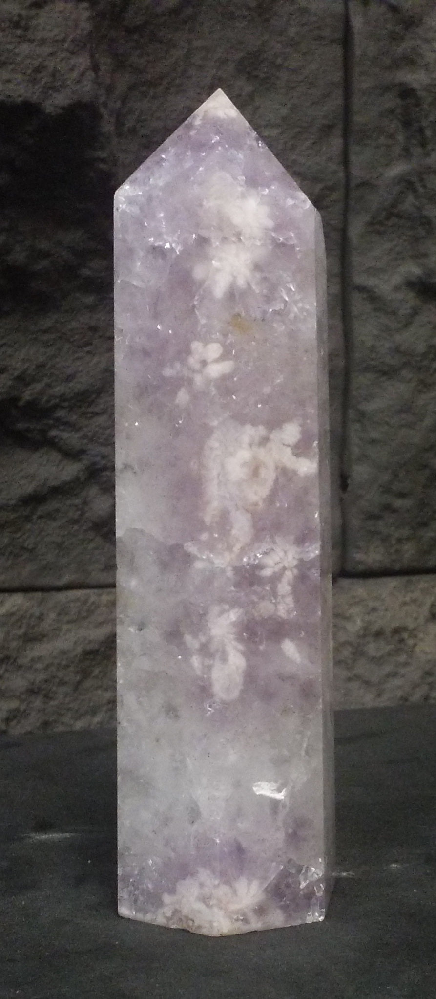 Pink Amethyst Tower # 3. 5.5" tall