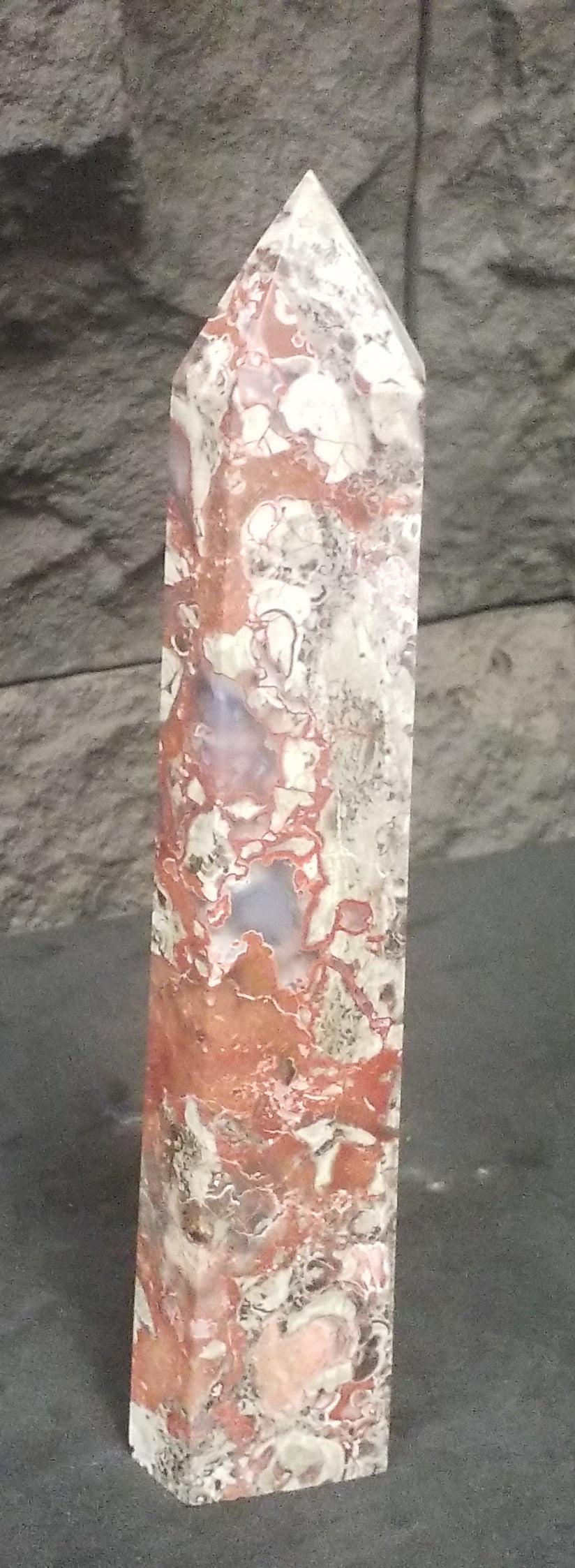 Money Agate Tower #3 7.5" tall