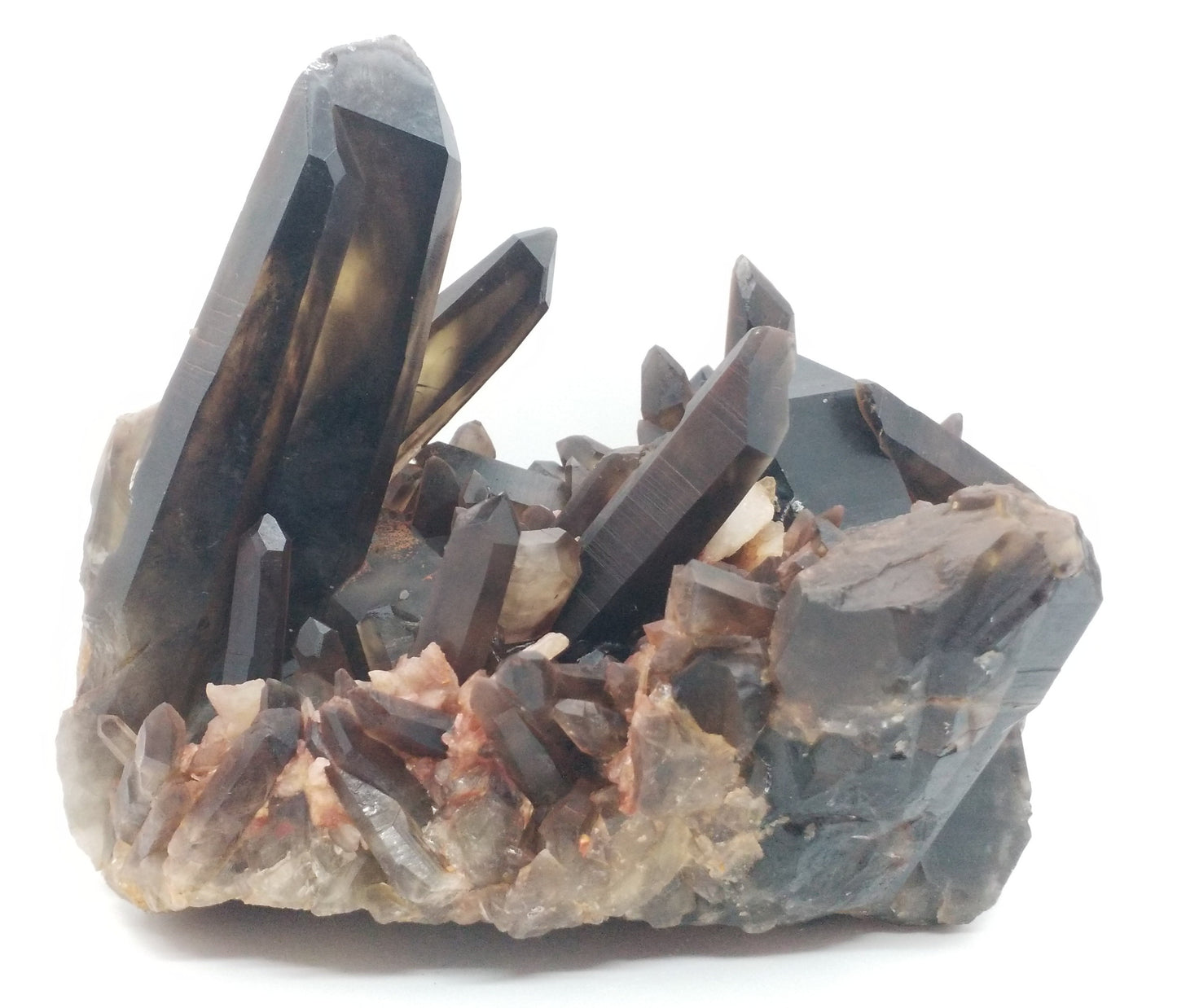 Smoky Quartz Crystal Cluster