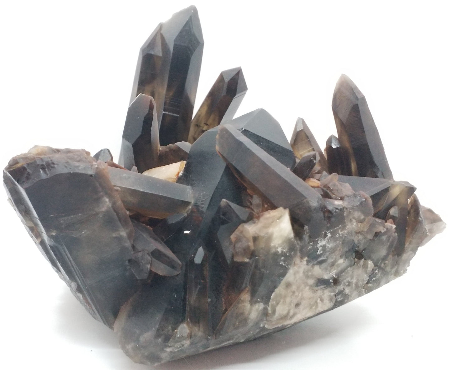 Smoky Quartz Crystal Cluster