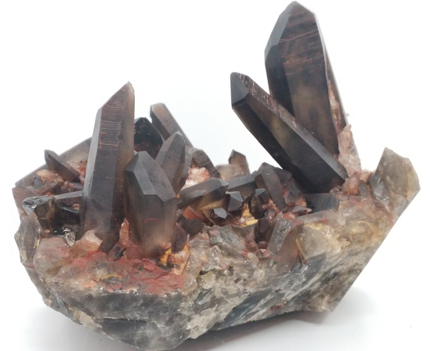 Smoky Quartz Crystal Cluster