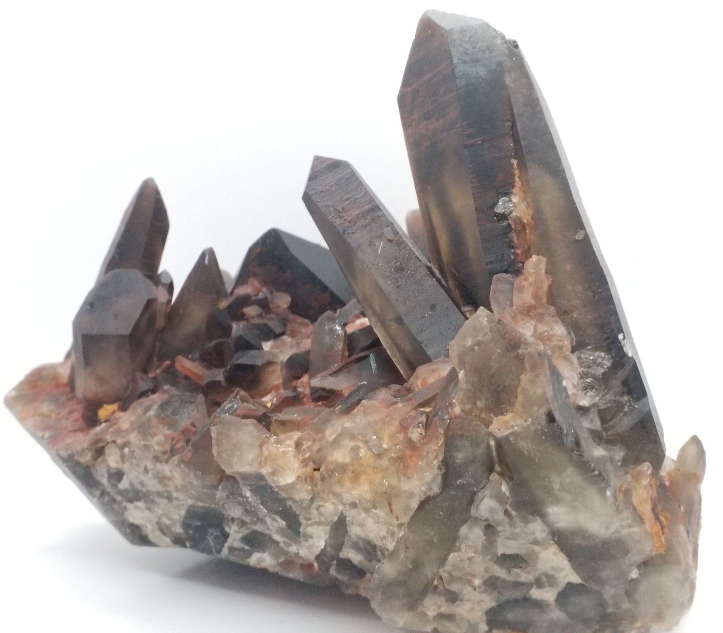 Smoky Quartz Crystal Cluster