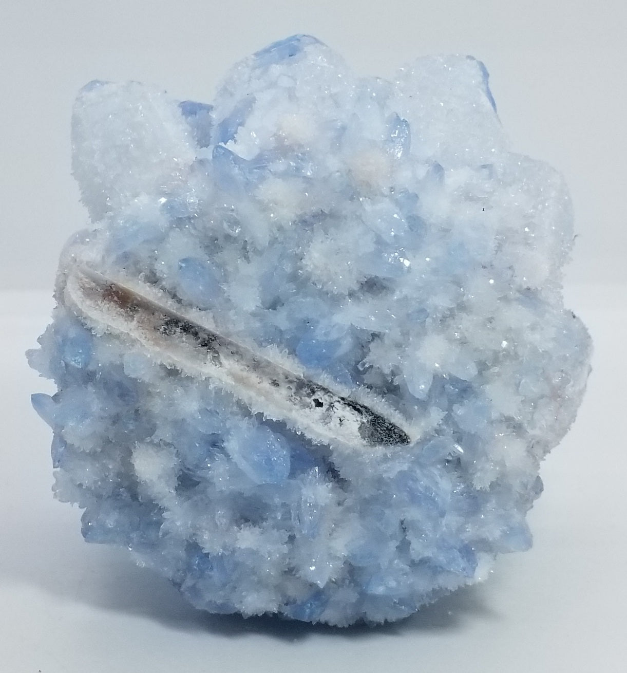 Blue Ghost Phantom Quartz Cluster #3