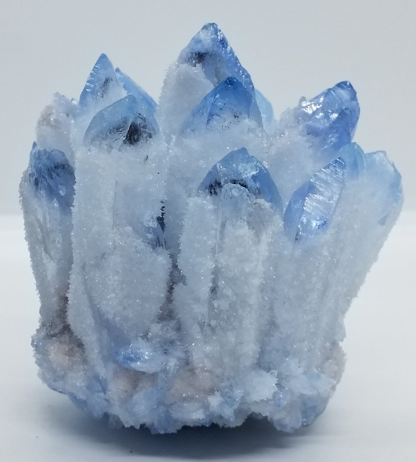Blue Ghost Phantom Quartz Cluster #3