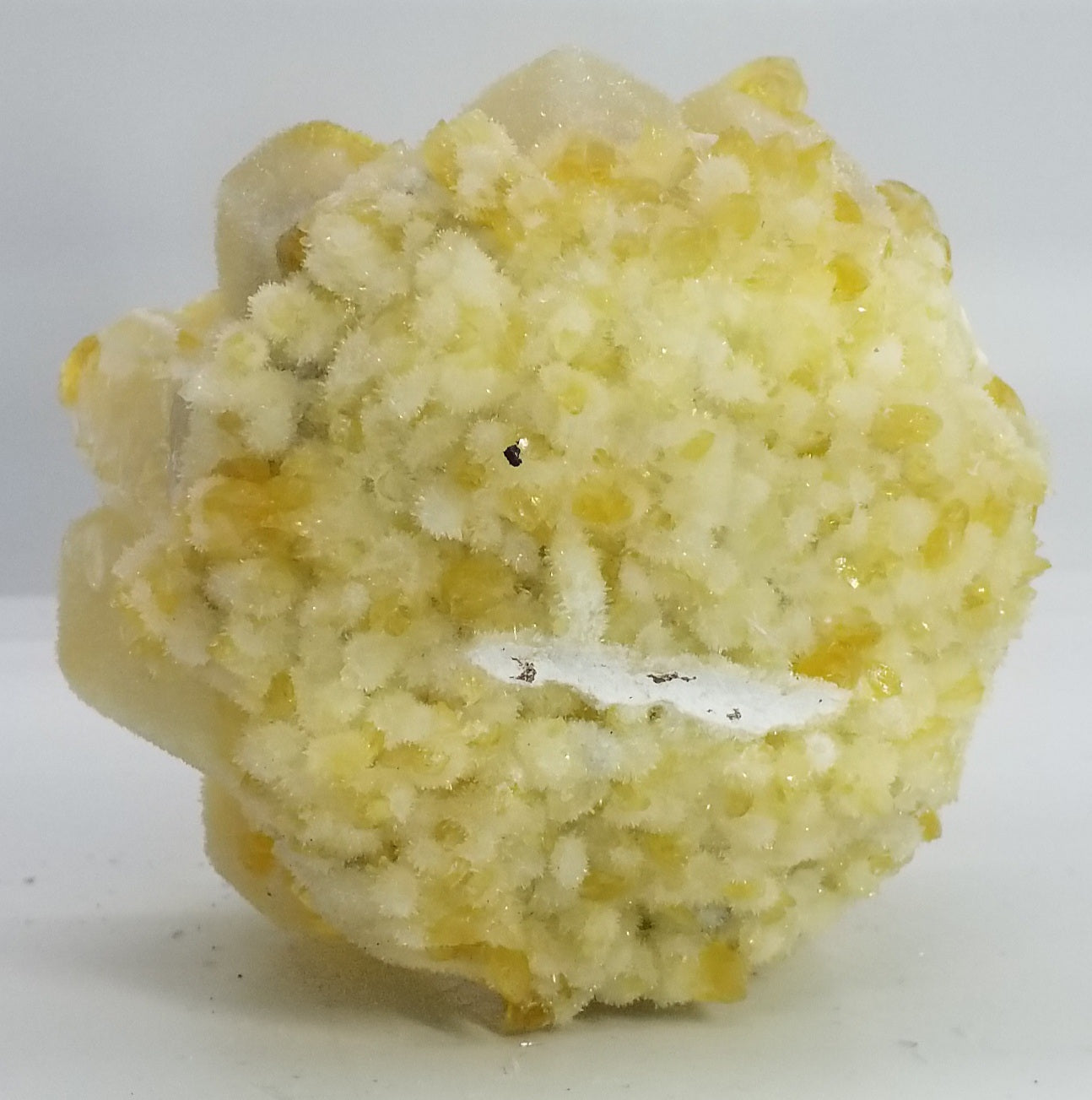 Yellow Orange Ghost Phantom Quartz Cluster #5