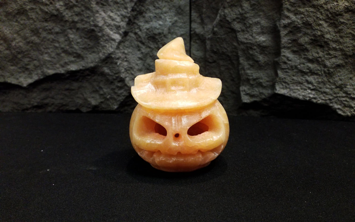Orange Calcite Pumpkin