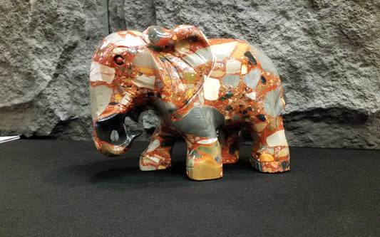 Large Ocean Jasper Elephant