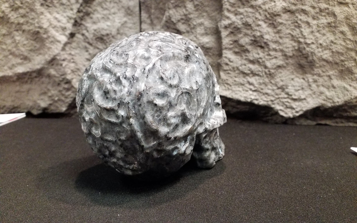 Larvikite Skull 4"
