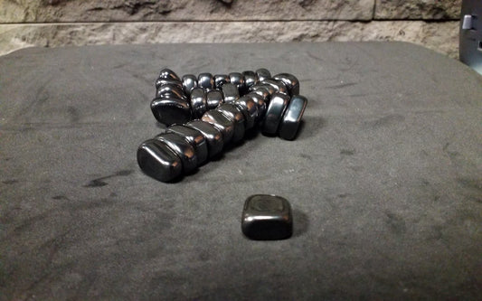 Magnetic Hematite Tumbled Stone