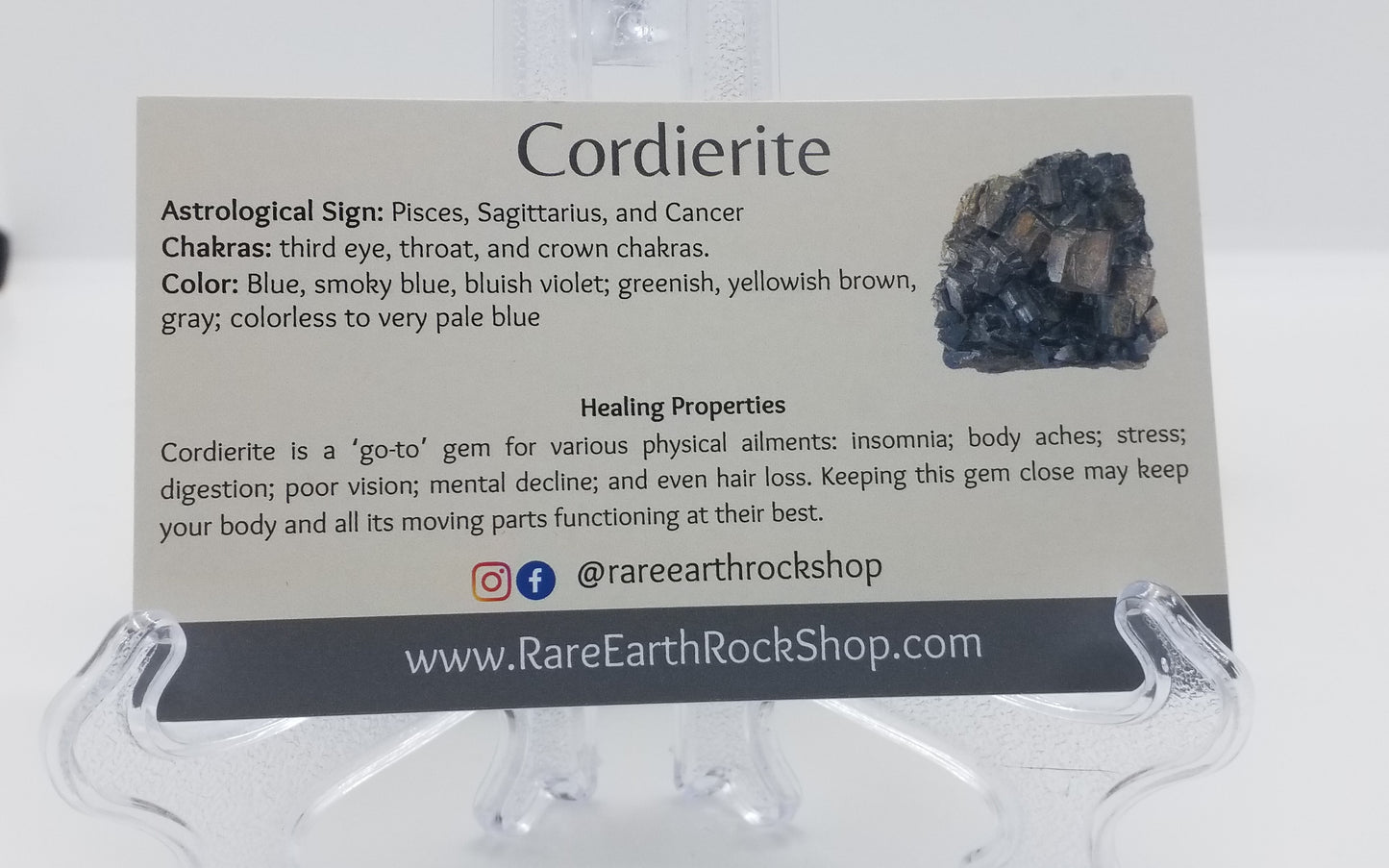Cordierite Bracelet 8mm