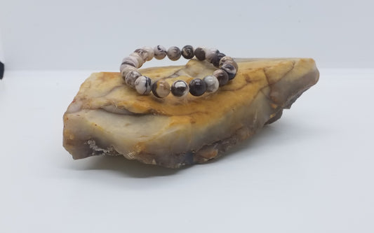 Coffee Jasper Bracelet 8mm