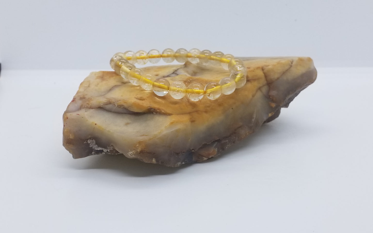 Rutilated Quartz Bracelet 8mm