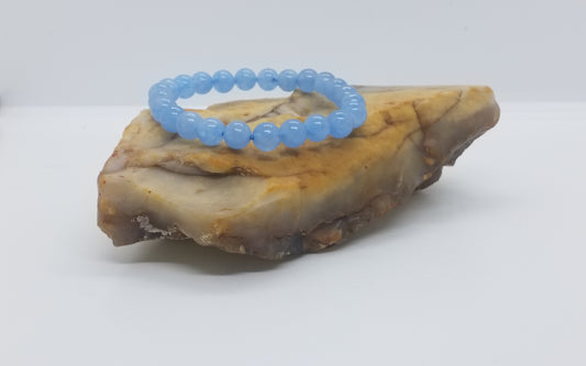Blue Chalcedony Bracelet 8mm